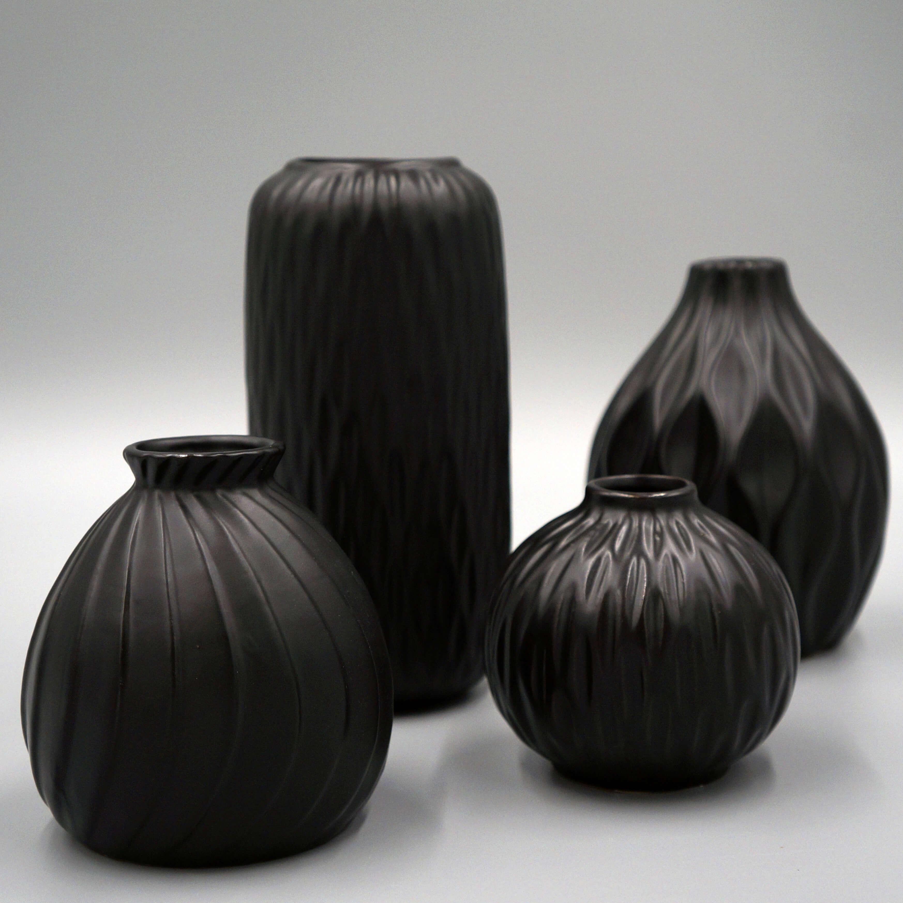 Vasen mit modernen Mustern, 4er-Set - Innenatelier